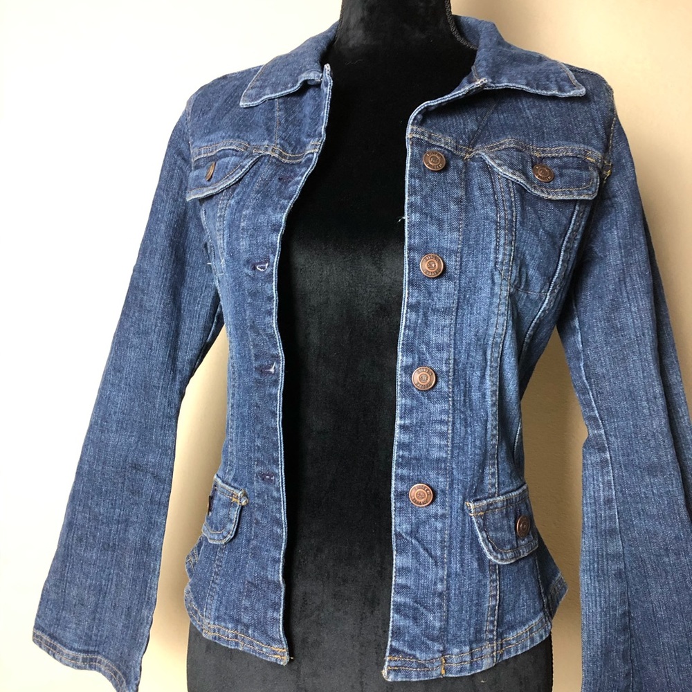 Bitten by SJP two pocket denim jacket blue size M